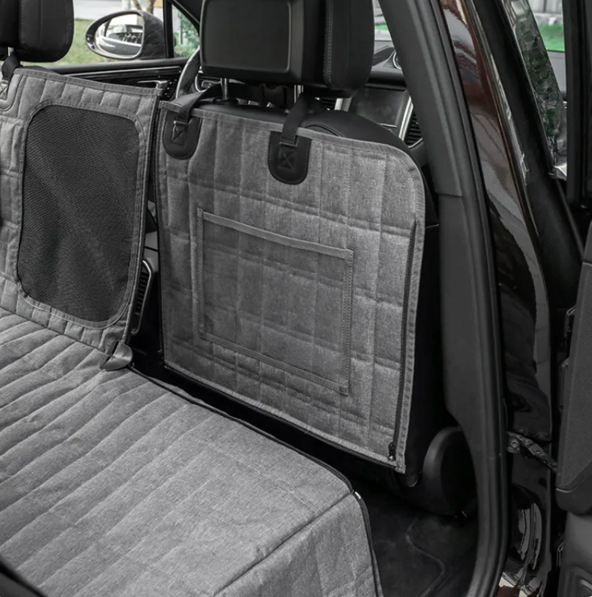 Detachable Pet Car Seat Cover – Waterproof, Non-Slip Dog Car Mat