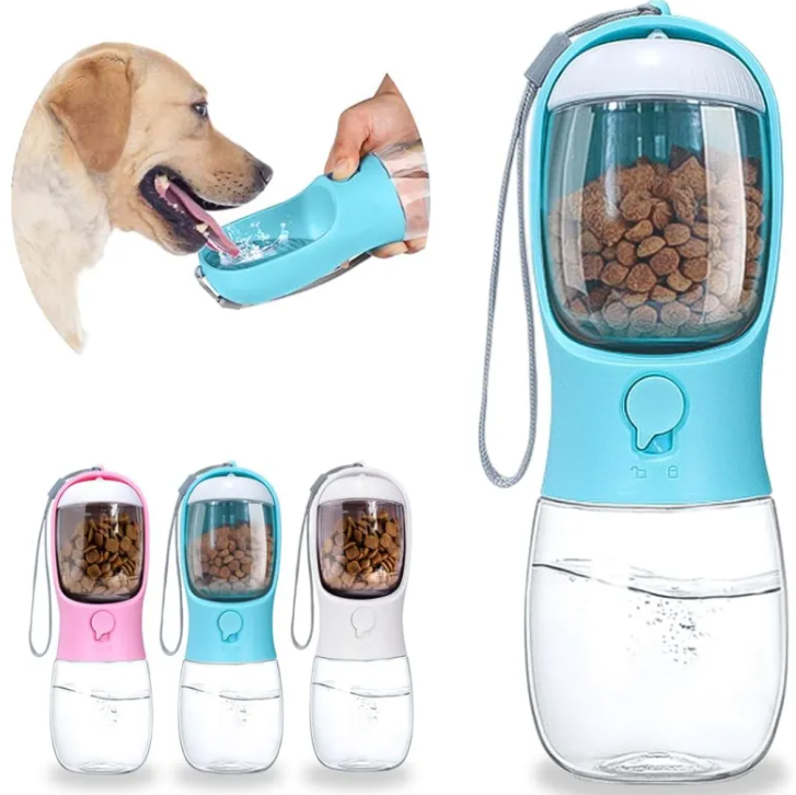 Portable Dog Water Bottle – Leak-Proof, BPA-Free Travel Dispenser