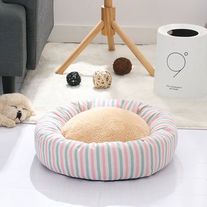 Cozy Pet Nest Bed – Warm, Soft Calming Bed for Dogs & Cats