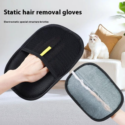 Pet Grooming Glove – Deshedding & Massage Mitt for Dogs & Cats