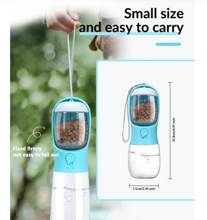 Portable Dog Water Bottle – Leak-Proof, BPA-Free Travel Dispenser