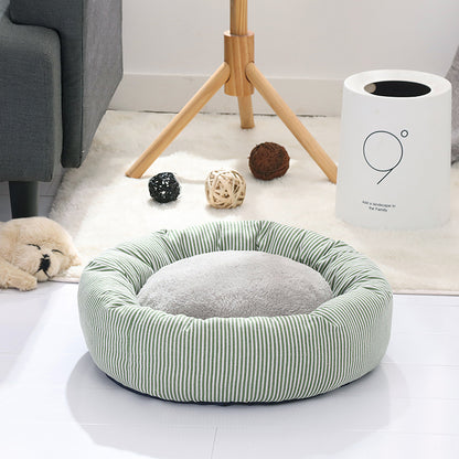 Cozy Pet Nest Bed – Warm, Soft Calming Bed for Dogs & Cats