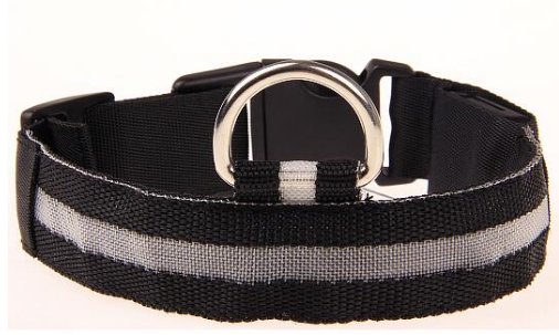 LED Safety Collar for Dogs & Cats – Rechargeable, Waterproof Night Visibility Collar