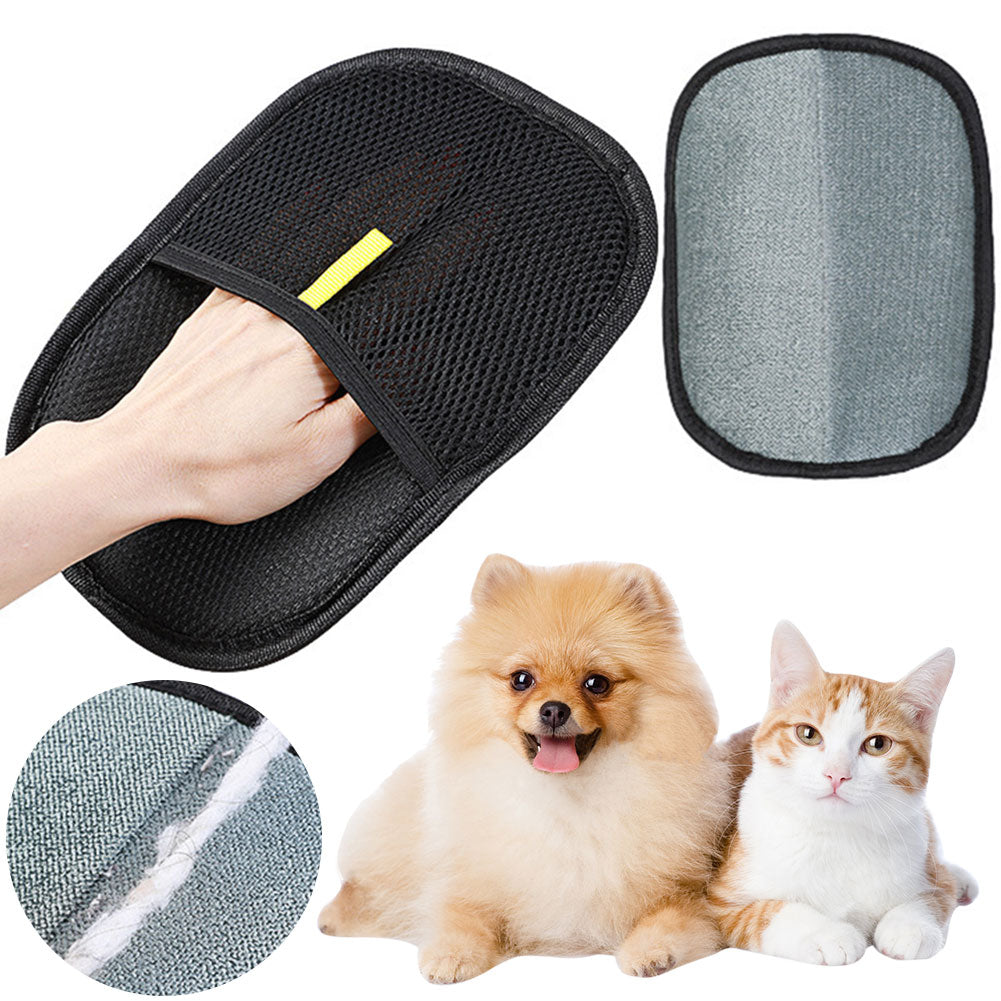 Pet Grooming Glove – Deshedding & Massage Mitt for Dogs & Cats