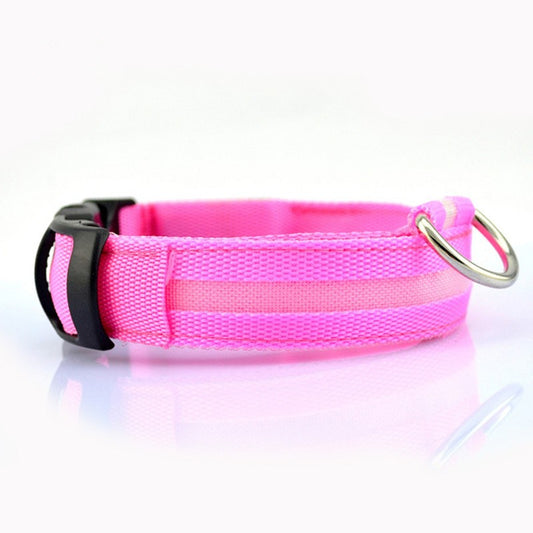 LED Safety Collar for Dogs & Cats – Rechargeable, Waterproof Night Visibility Collar