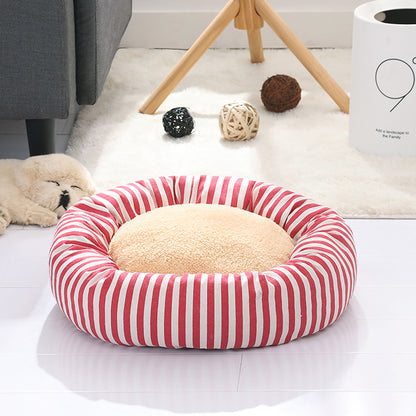 Cozy Pet Nest Bed – Warm, Soft Calming Bed for Dogs & Cats