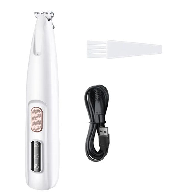 Pet Paw Trimmer with LED Light – Safe, Quiet Nail Grinder for Dogs & Cats