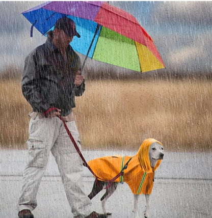 Waterproof Dog Rain Coat – Lightweight Hooded Jacket for Dogs