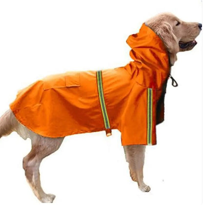 Waterproof Dog Rain Coat – Lightweight Hooded Jacket for Dogs