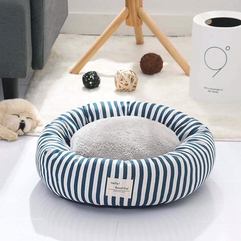 Cozy Pet Nest Bed – Warm, Soft Calming Bed for Dogs & Cats