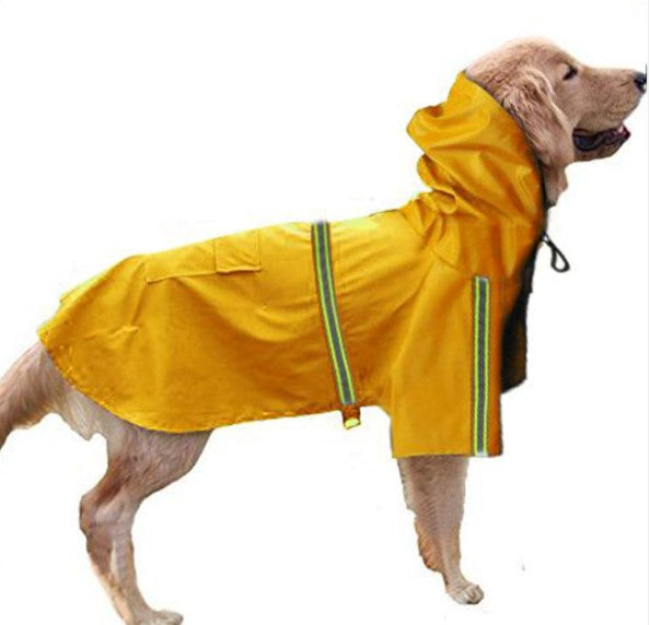Waterproof Dog Rain Coat – Lightweight Hooded Jacket for Dogs